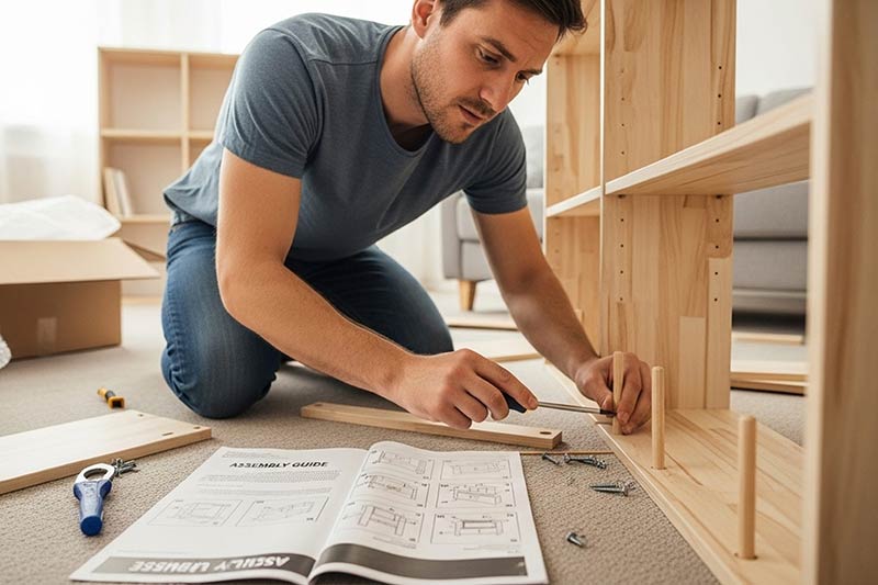 Montaje de muebles: por qué confiar en un servicio profesional de manitas